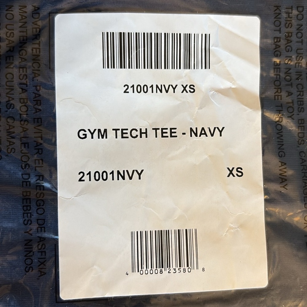 Lot of 2x NWT [Eastbay] Gymtech Performance Wear Short-Sleeved Shirts Men’s XS - Picture 5 of 8